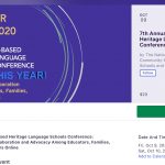 Community-Based Heritage Language Schools Conference (Oct 9-10, 2020)