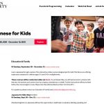 Japanese for Kids @ Japan Society (Sept 2021 - Dec 2021)