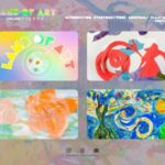 オンラインでのアートを通じた継承日本語の無料体験授業 (Land of Art)